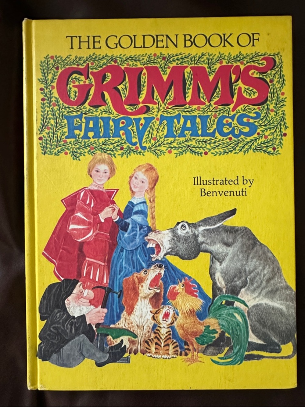 The Golden Book of Grimm’s Fairy Tales Vintage Hardcover